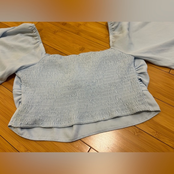 Windsor Light Blue Crop Top - Picture 8 of 8